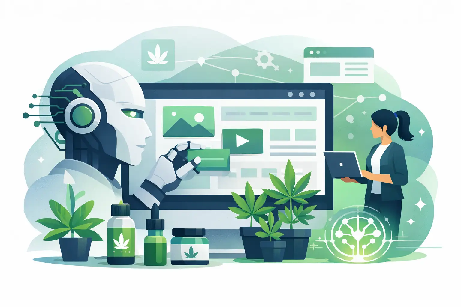AI Website Builder for Cannabis Businesses