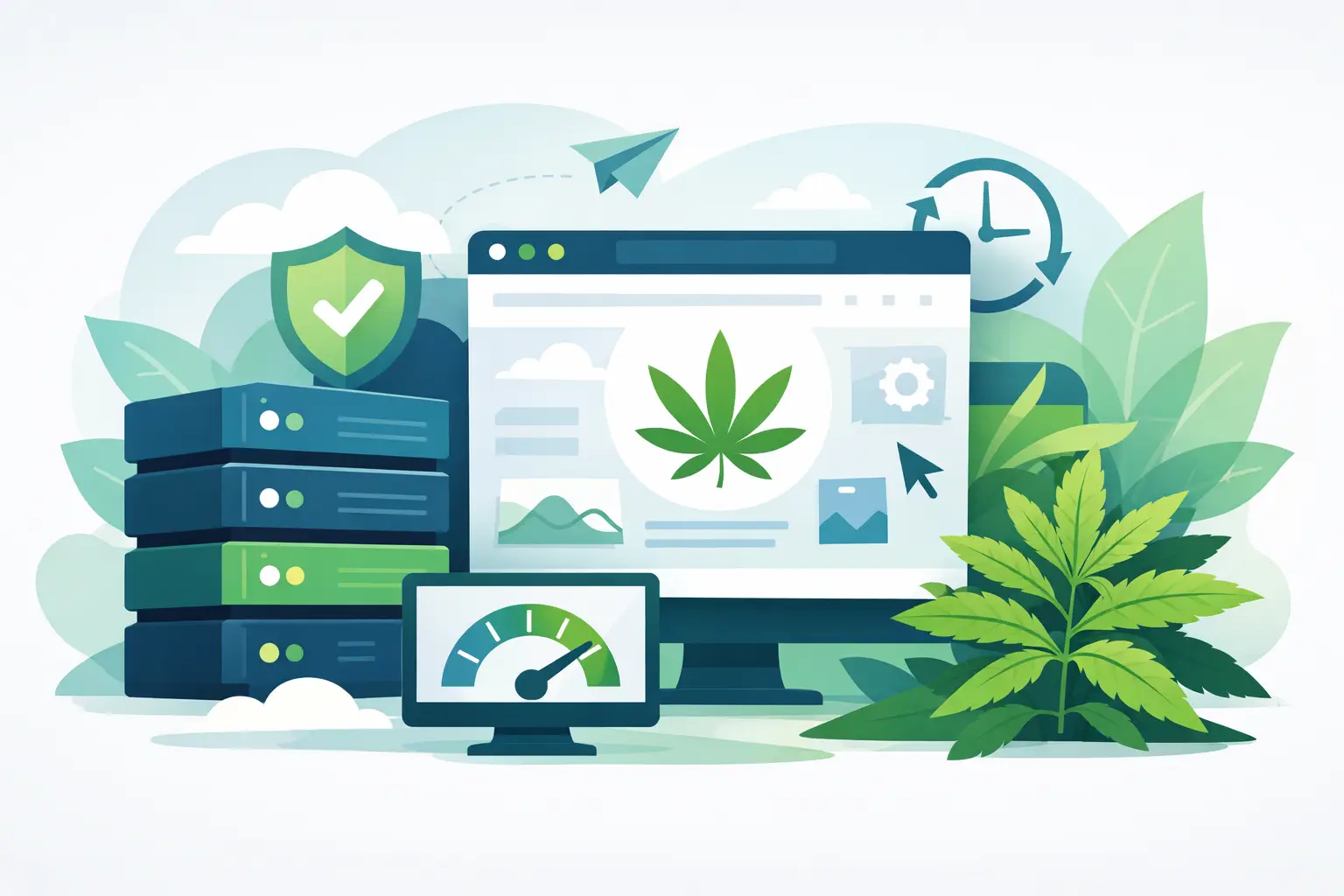 Cannabis Hosting That Keeps Your Site Open