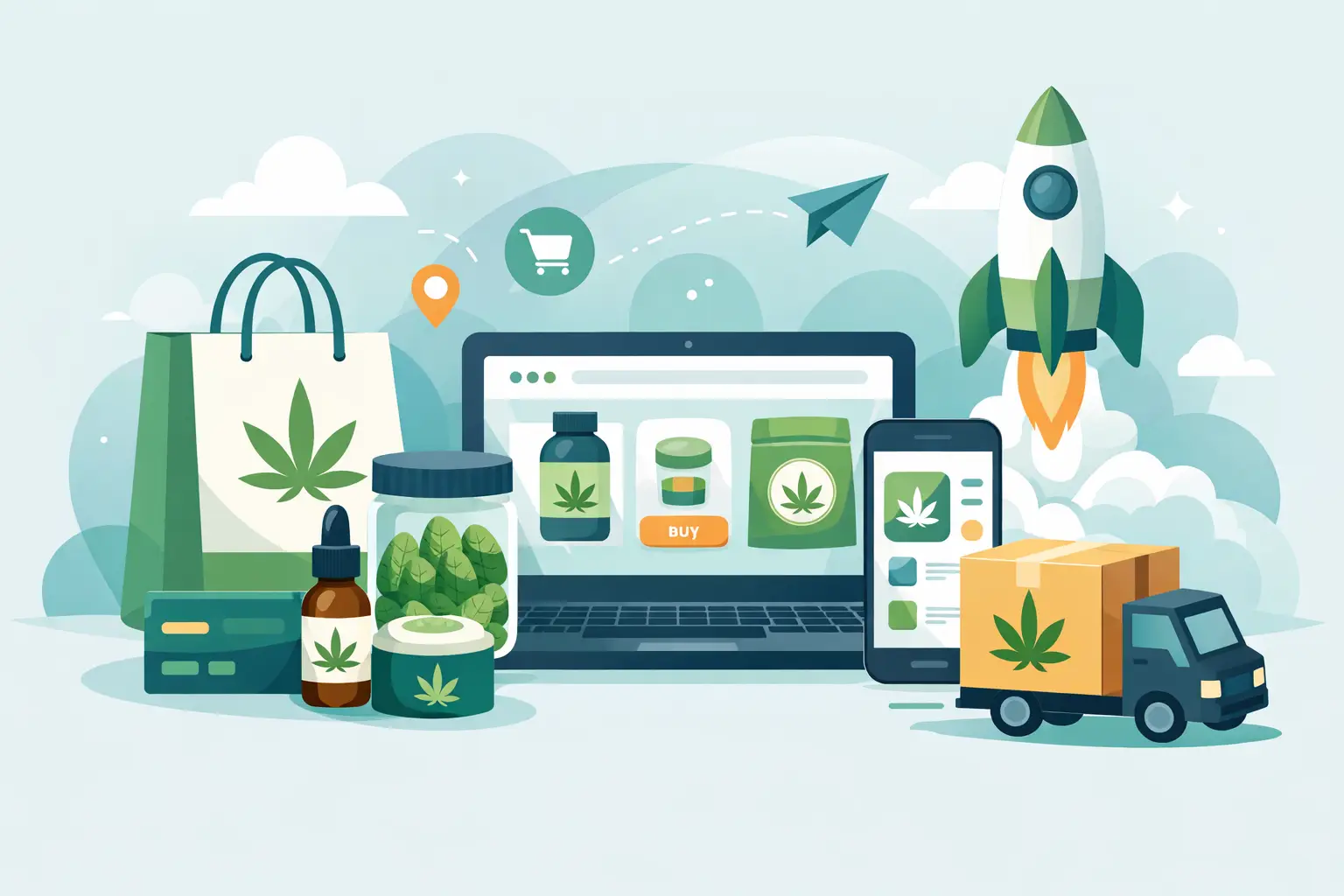 Cannabis Online Store Package for Fast Launches