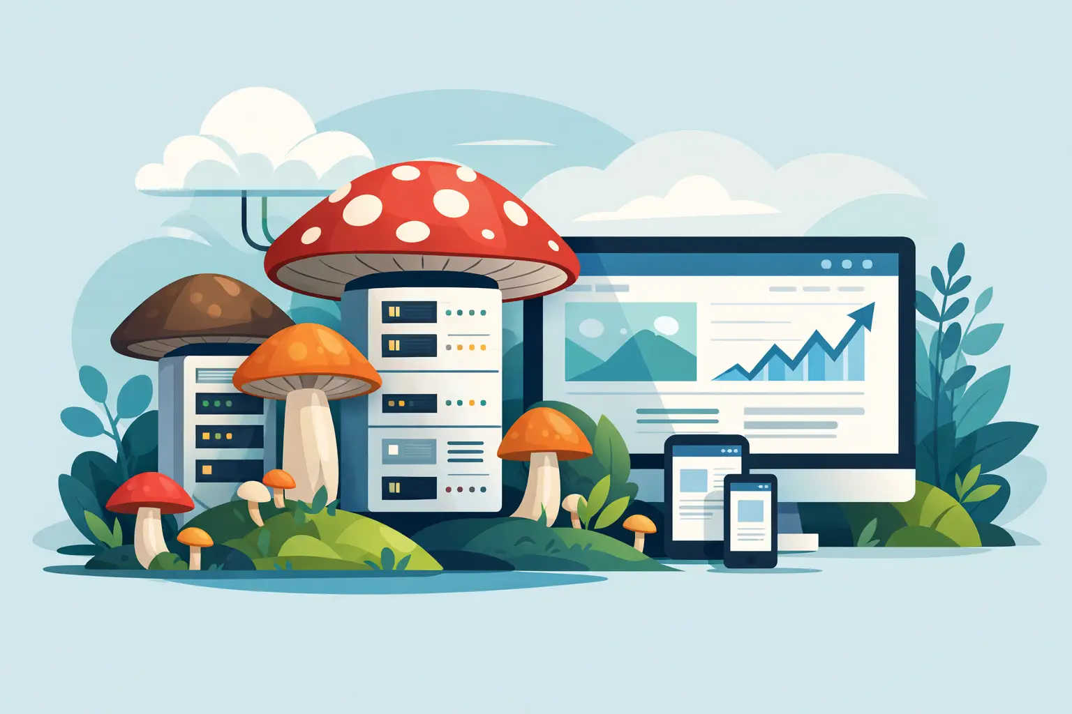 Mushroom Website Hosting That Supports Growth