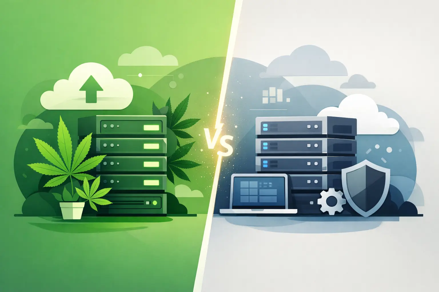 Cannabis Hosting vs Regular Hosting Differences