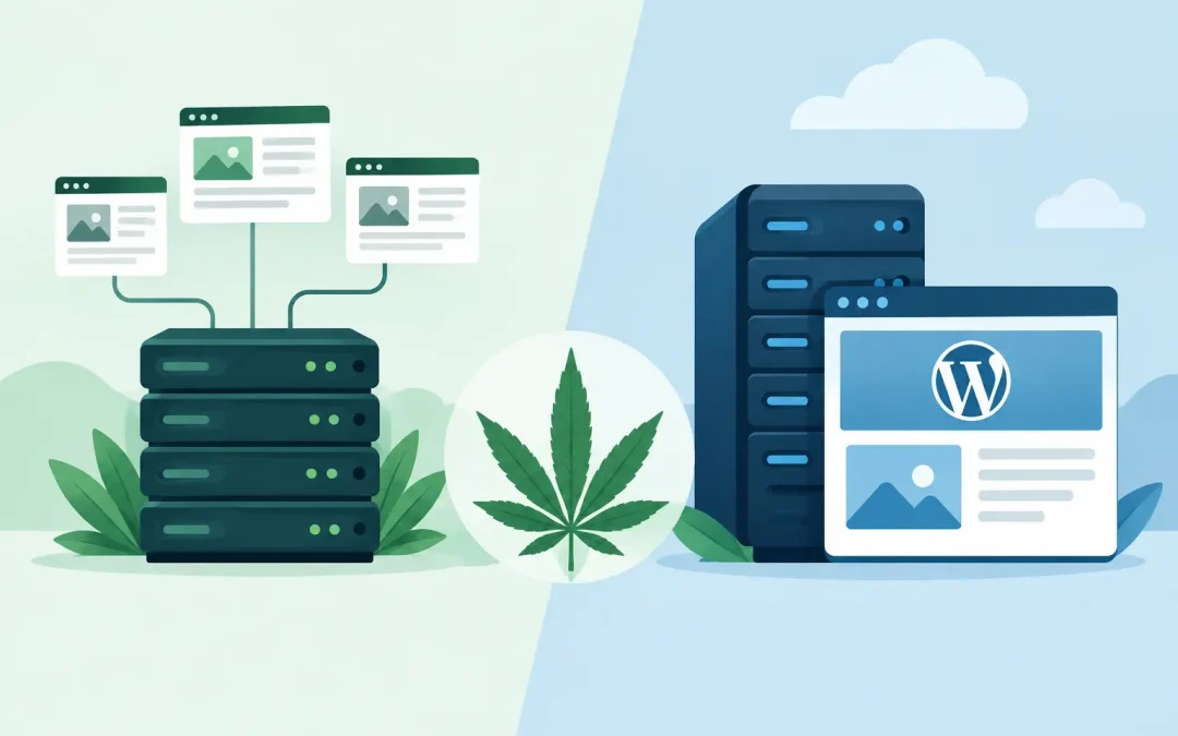 Shared vs WordPress Cannabis Hosting Compared
